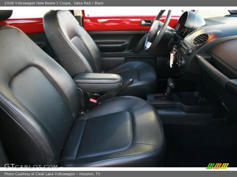 Salsa Red / Black 2008 Volkswagen New Beetle S Coupe
