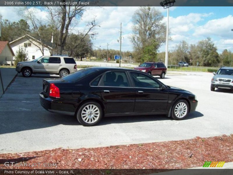 Black / Taupe/Light Taupe 2006 Volvo S80 2.5T