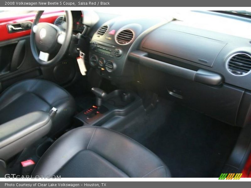 Salsa Red / Black 2008 Volkswagen New Beetle S Coupe