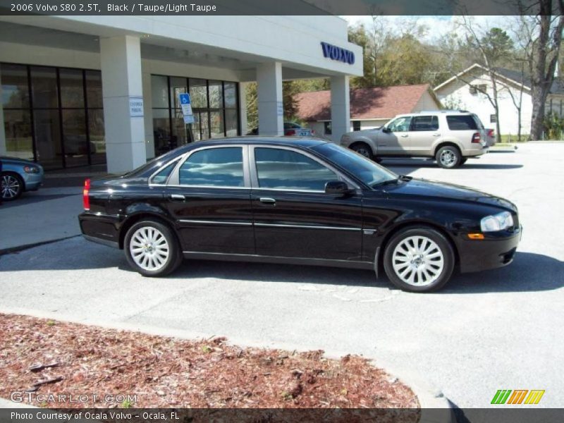 Black / Taupe/Light Taupe 2006 Volvo S80 2.5T