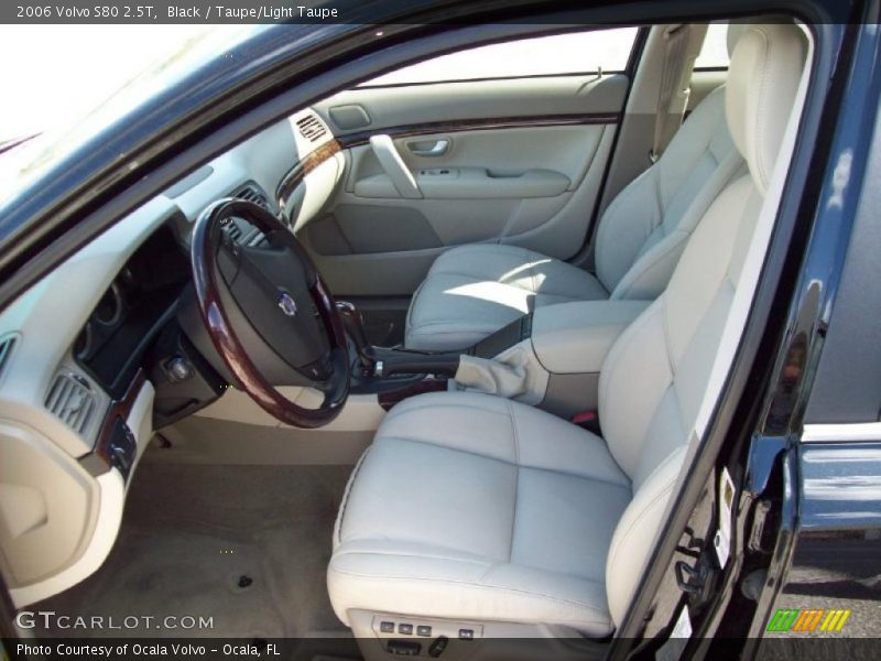 Black / Taupe/Light Taupe 2006 Volvo S80 2.5T