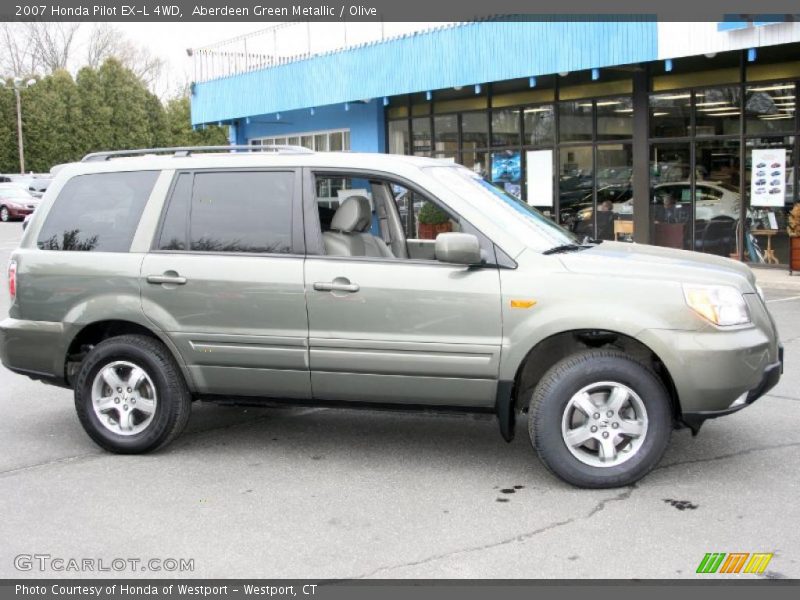 Aberdeen Green Metallic / Olive 2007 Honda Pilot EX-L 4WD