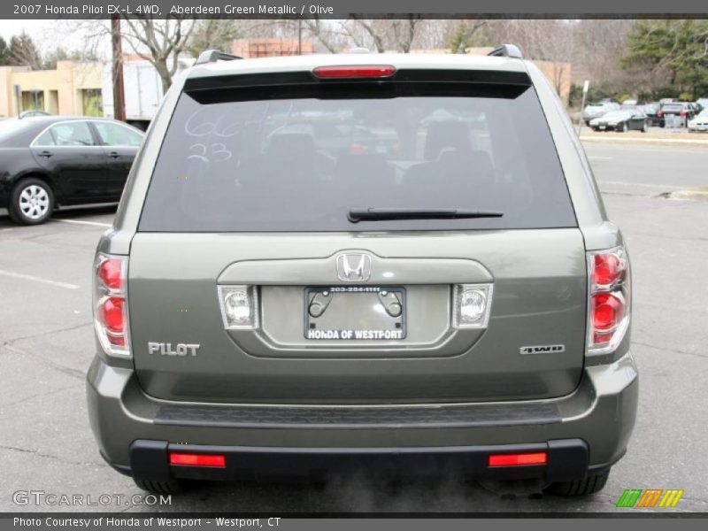 Aberdeen Green Metallic / Olive 2007 Honda Pilot EX-L 4WD