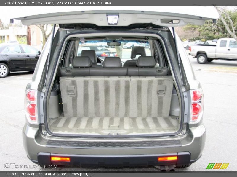 Aberdeen Green Metallic / Olive 2007 Honda Pilot EX-L 4WD