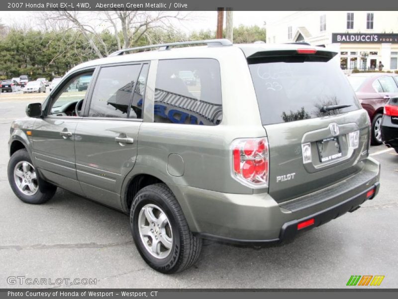 Aberdeen Green Metallic / Olive 2007 Honda Pilot EX-L 4WD