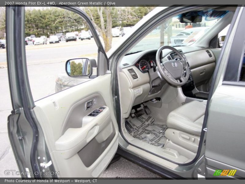 Aberdeen Green Metallic / Olive 2007 Honda Pilot EX-L 4WD