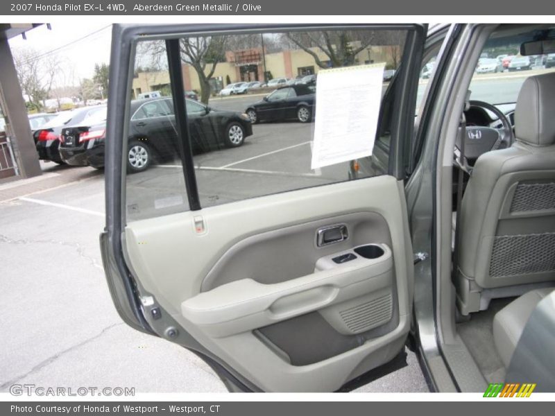 Aberdeen Green Metallic / Olive 2007 Honda Pilot EX-L 4WD