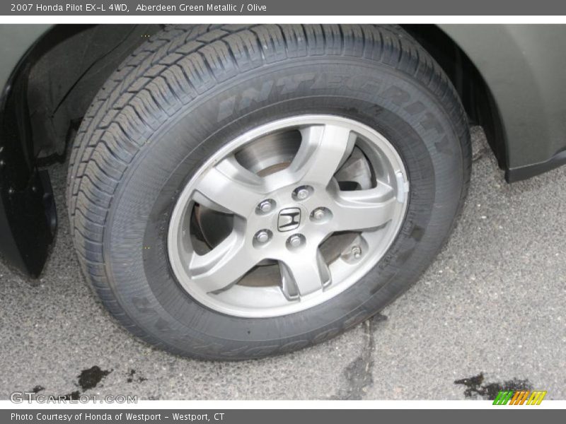 Aberdeen Green Metallic / Olive 2007 Honda Pilot EX-L 4WD