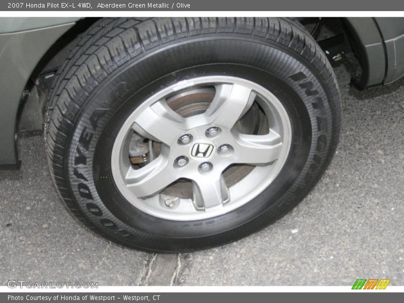 Aberdeen Green Metallic / Olive 2007 Honda Pilot EX-L 4WD