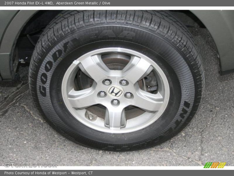 Aberdeen Green Metallic / Olive 2007 Honda Pilot EX-L 4WD
