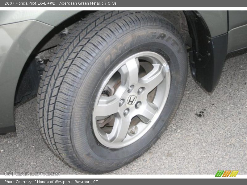 Aberdeen Green Metallic / Olive 2007 Honda Pilot EX-L 4WD