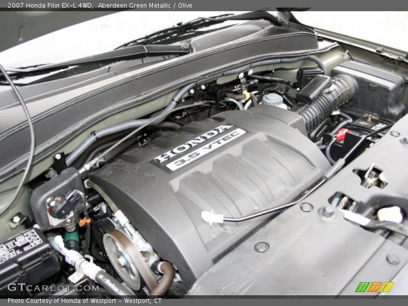 Aberdeen Green Metallic / Olive 2007 Honda Pilot EX-L 4WD