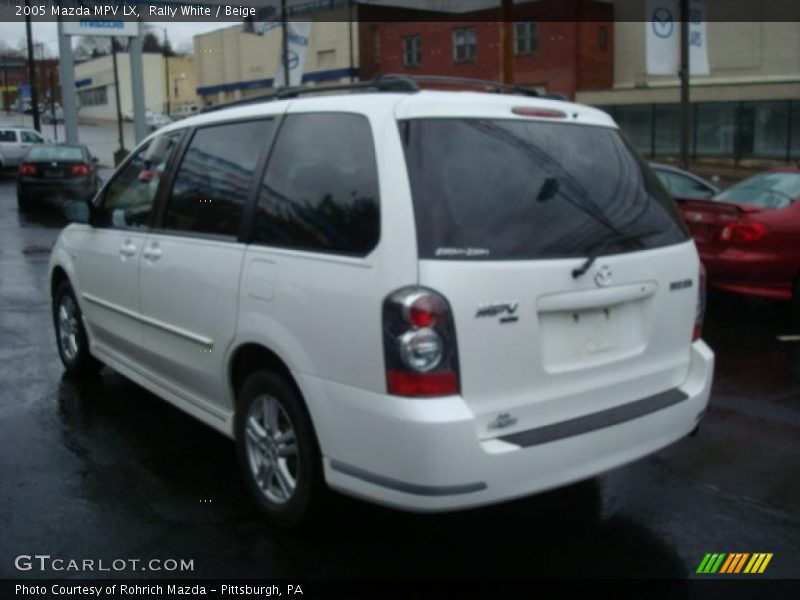 Rally White / Beige 2005 Mazda MPV LX