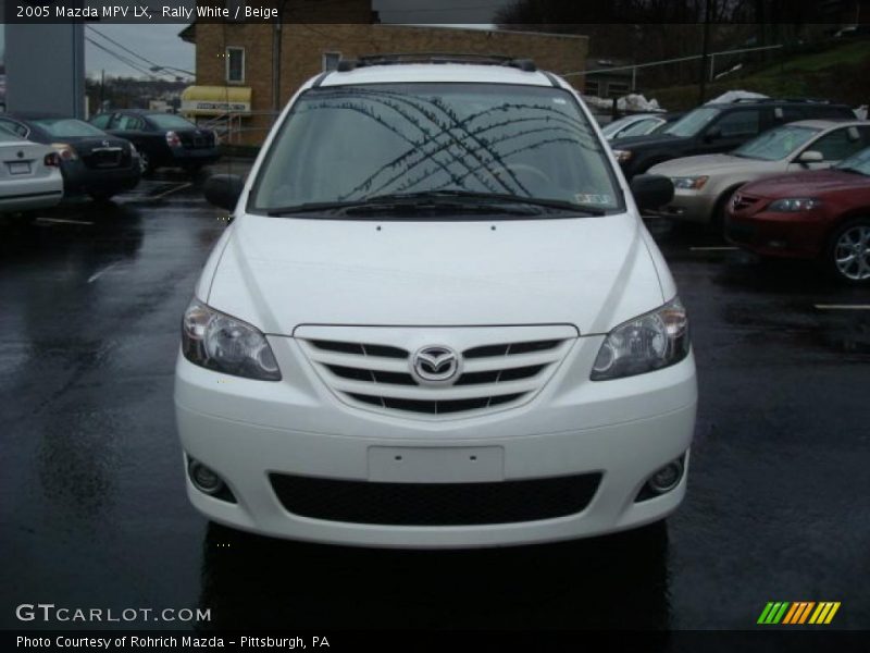 Rally White / Beige 2005 Mazda MPV LX