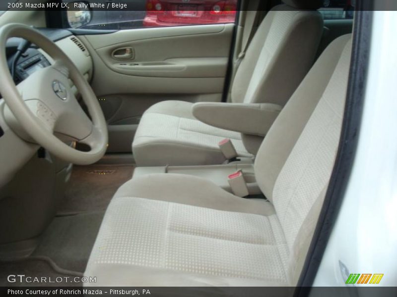 Rally White / Beige 2005 Mazda MPV LX