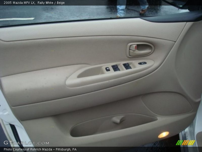 Rally White / Beige 2005 Mazda MPV LX
