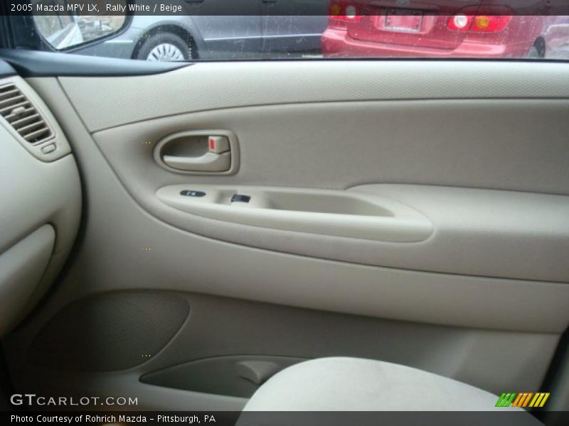 Rally White / Beige 2005 Mazda MPV LX