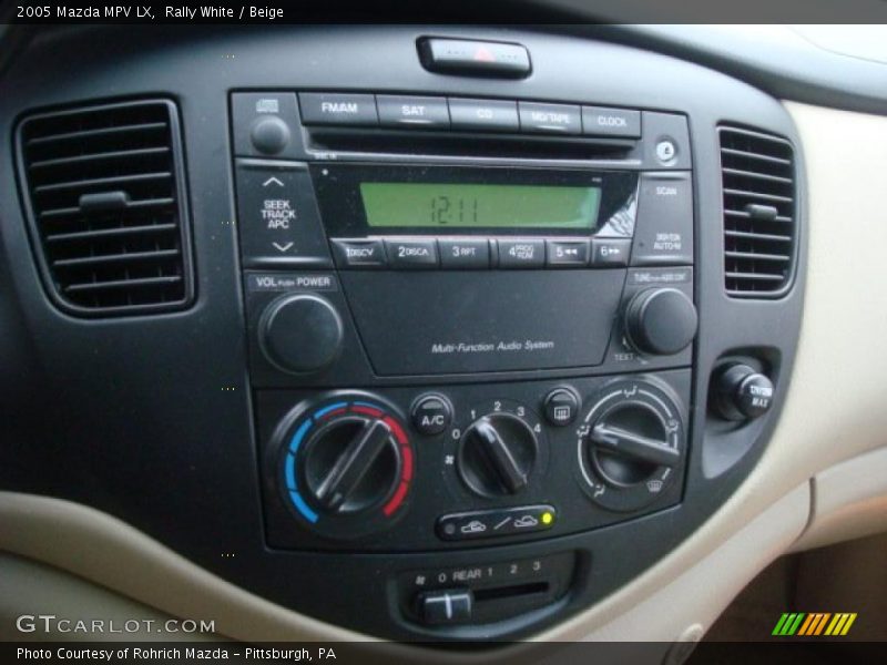 Rally White / Beige 2005 Mazda MPV LX
