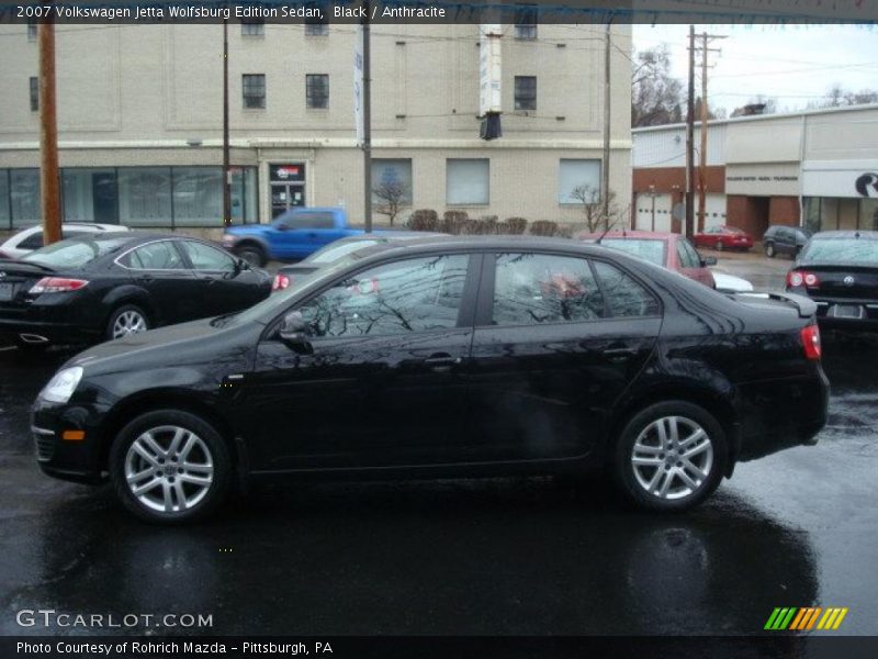 Black / Anthracite 2007 Volkswagen Jetta Wolfsburg Edition Sedan