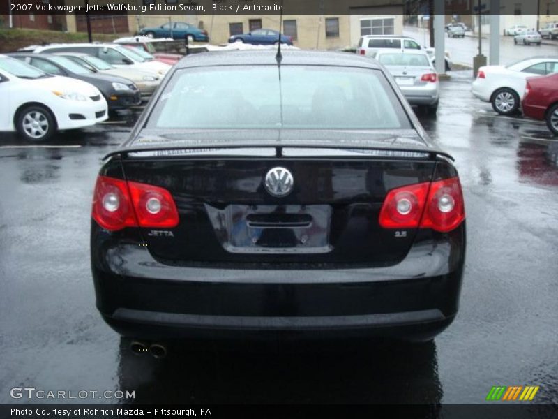 Black / Anthracite 2007 Volkswagen Jetta Wolfsburg Edition Sedan