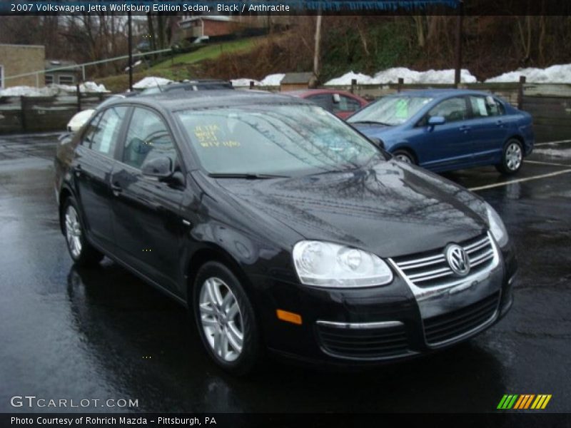Black / Anthracite 2007 Volkswagen Jetta Wolfsburg Edition Sedan
