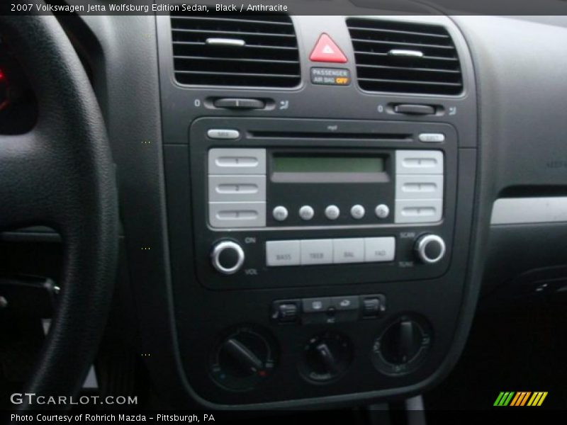 Black / Anthracite 2007 Volkswagen Jetta Wolfsburg Edition Sedan