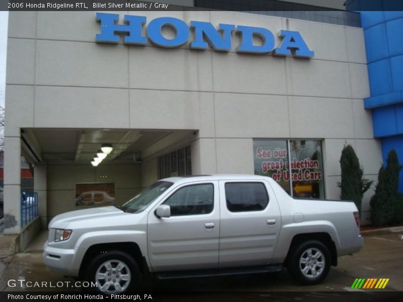 Billet Silver Metallic / Gray 2006 Honda Ridgeline RTL