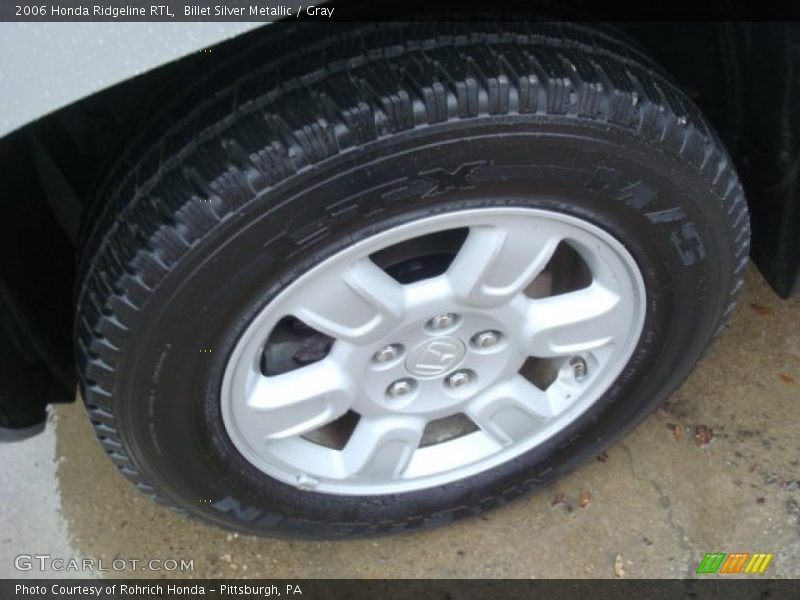 Billet Silver Metallic / Gray 2006 Honda Ridgeline RTL