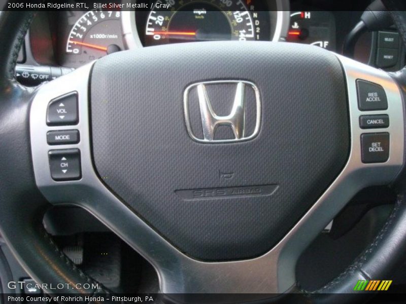 Billet Silver Metallic / Gray 2006 Honda Ridgeline RTL