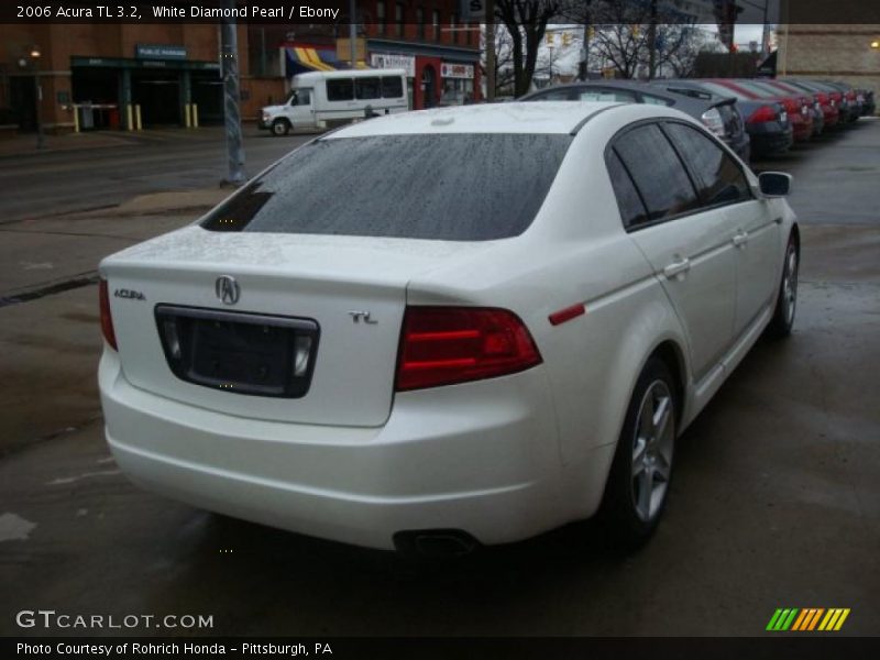 White Diamond Pearl / Ebony 2006 Acura TL 3.2