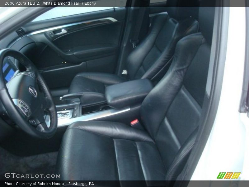 White Diamond Pearl / Ebony 2006 Acura TL 3.2