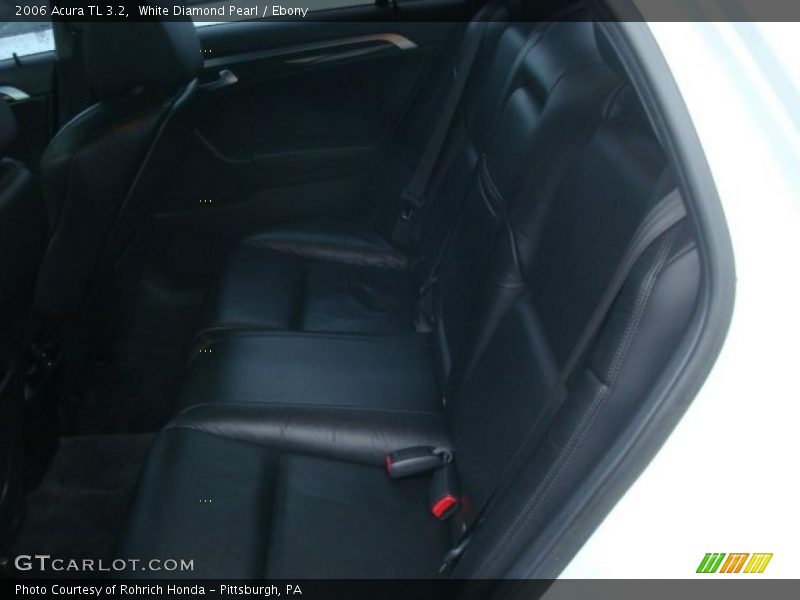 White Diamond Pearl / Ebony 2006 Acura TL 3.2