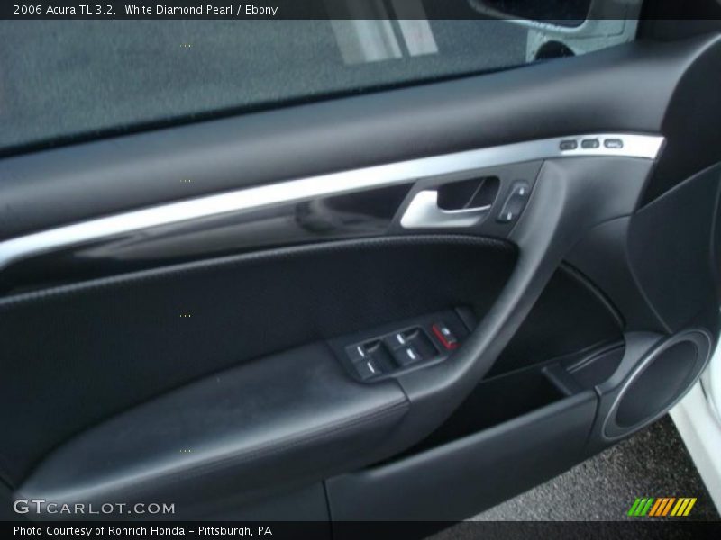 White Diamond Pearl / Ebony 2006 Acura TL 3.2