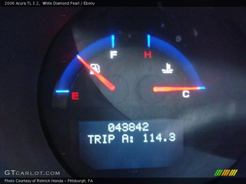 White Diamond Pearl / Ebony 2006 Acura TL 3.2