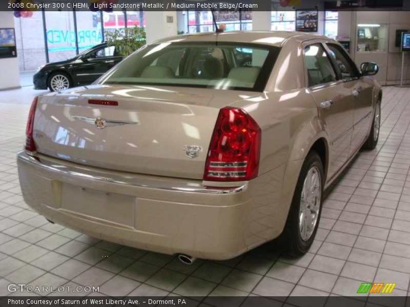 Light Sandstone Metallic / Medium Pebble Beige/Cream 2008 Chrysler 300 C HEMI