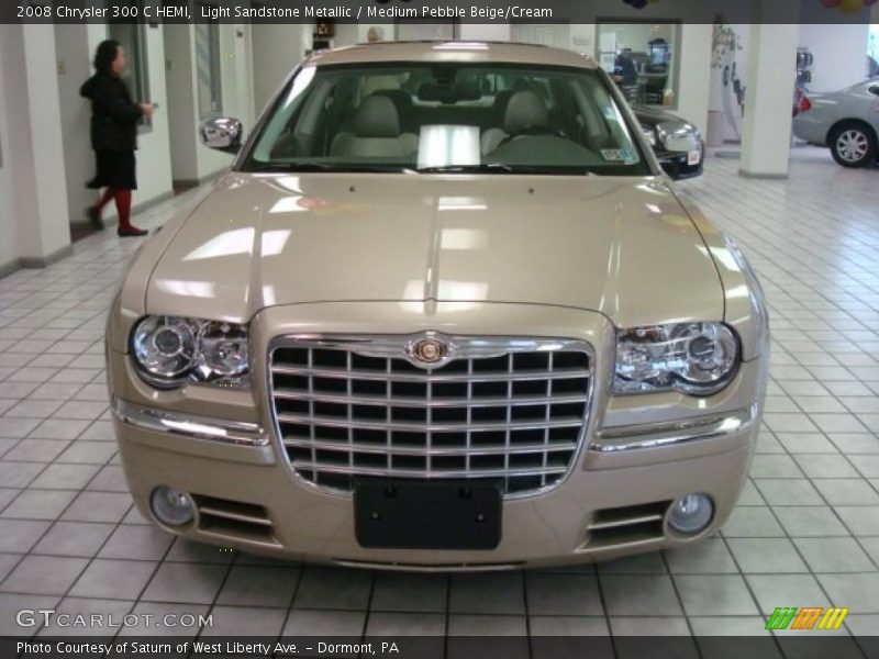 Light Sandstone Metallic / Medium Pebble Beige/Cream 2008 Chrysler 300 C HEMI