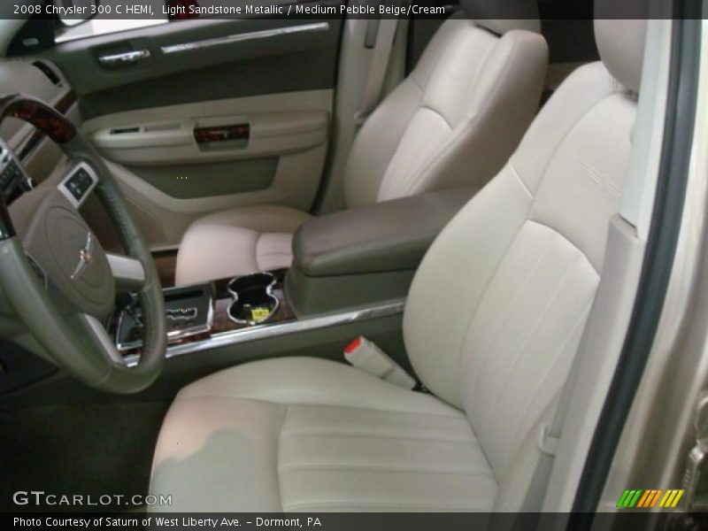 Light Sandstone Metallic / Medium Pebble Beige/Cream 2008 Chrysler 300 C HEMI