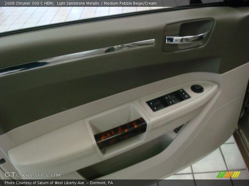 Light Sandstone Metallic / Medium Pebble Beige/Cream 2008 Chrysler 300 C HEMI