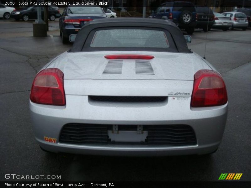 Liquid Silver / Black 2000 Toyota MR2 Spyder Roadster