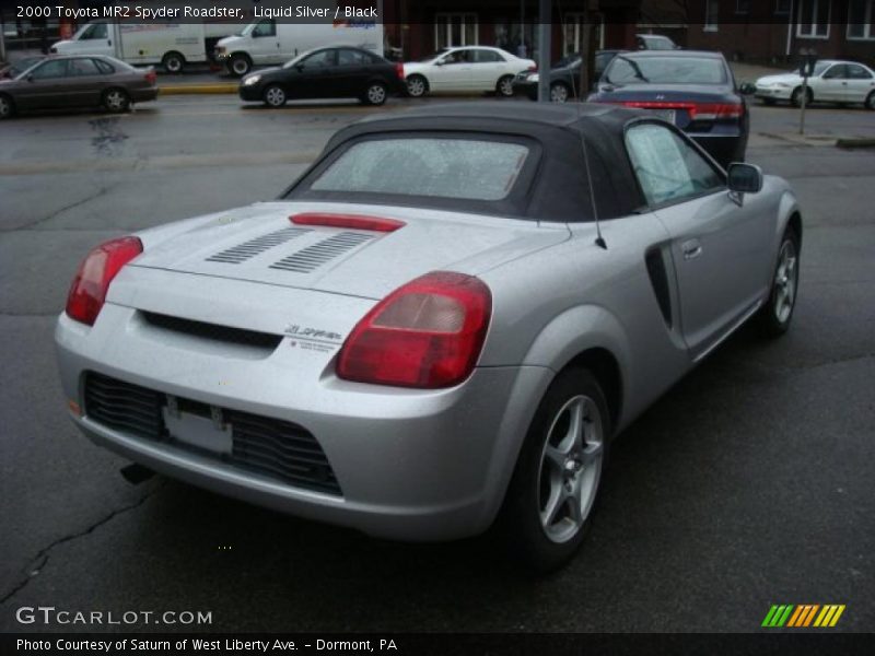 Liquid Silver / Black 2000 Toyota MR2 Spyder Roadster