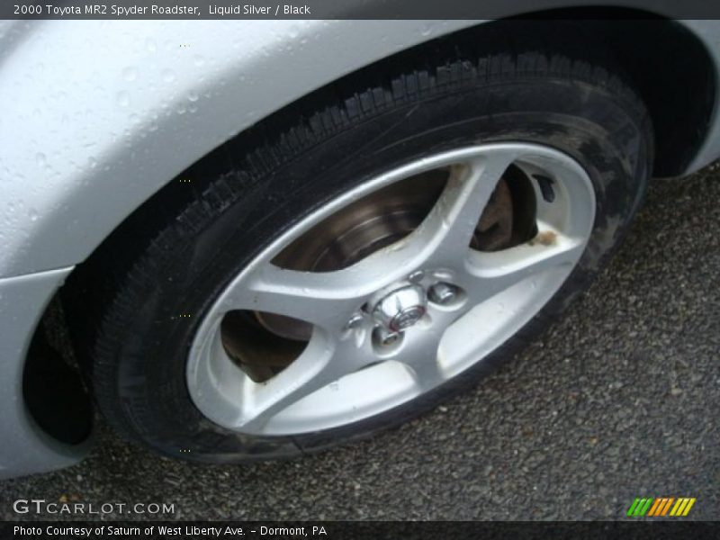 Liquid Silver / Black 2000 Toyota MR2 Spyder Roadster