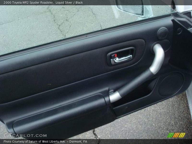 Liquid Silver / Black 2000 Toyota MR2 Spyder Roadster