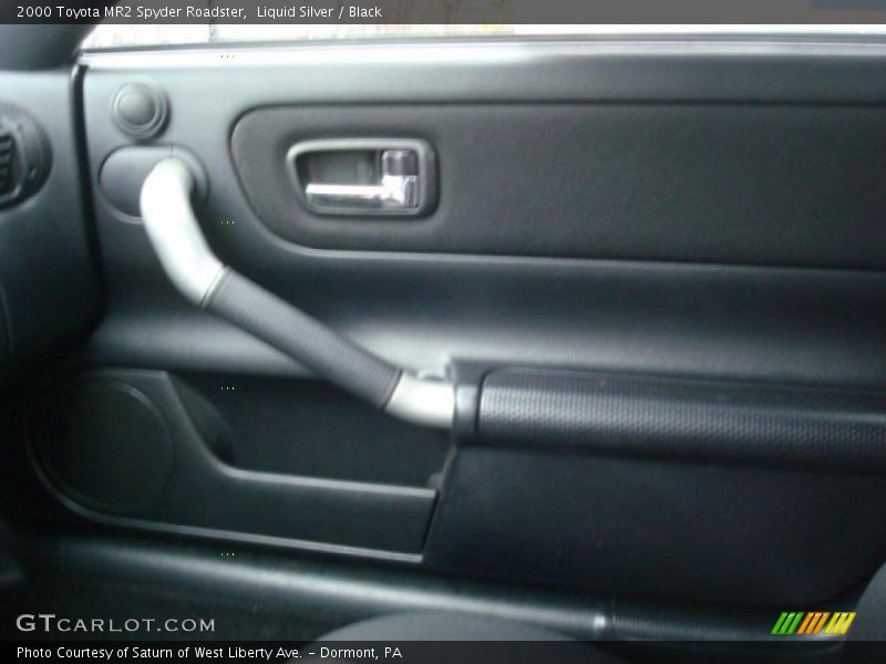 Liquid Silver / Black 2000 Toyota MR2 Spyder Roadster