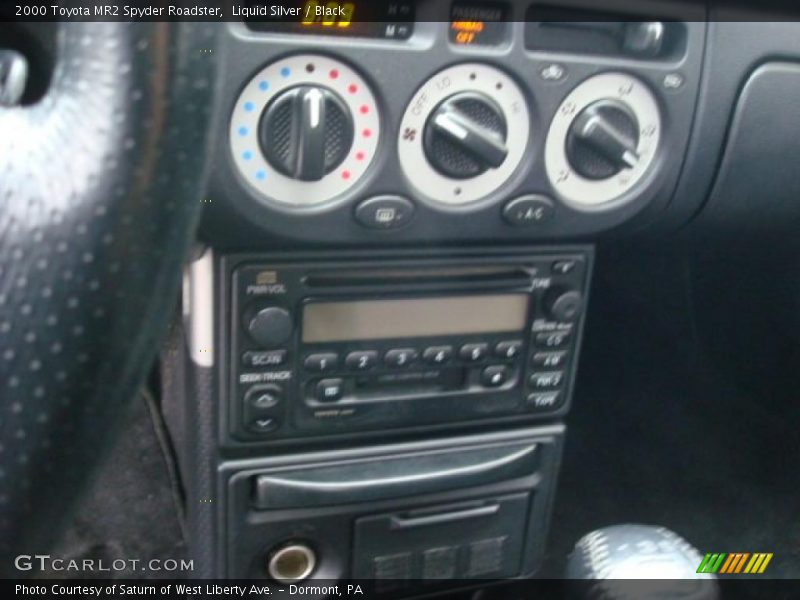 Liquid Silver / Black 2000 Toyota MR2 Spyder Roadster