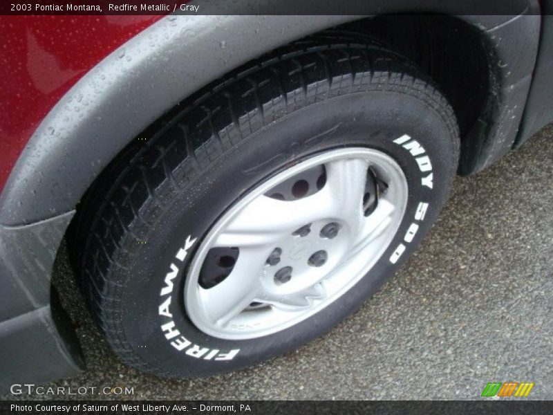 Redfire Metallic / Gray 2003 Pontiac Montana