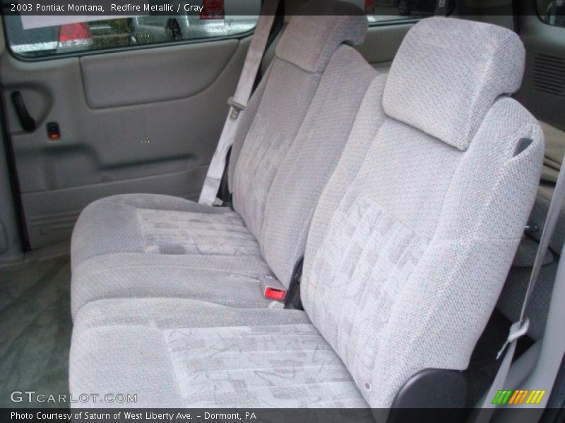 Redfire Metallic / Gray 2003 Pontiac Montana
