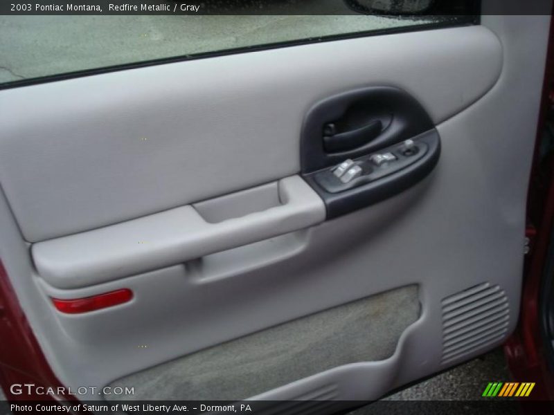 Redfire Metallic / Gray 2003 Pontiac Montana