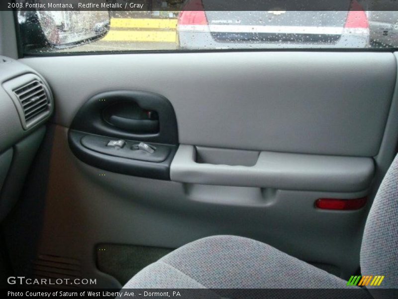 Redfire Metallic / Gray 2003 Pontiac Montana