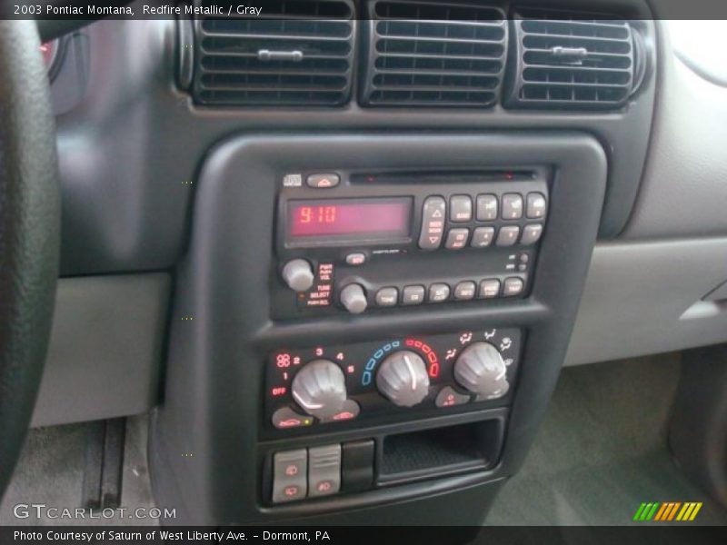 Redfire Metallic / Gray 2003 Pontiac Montana