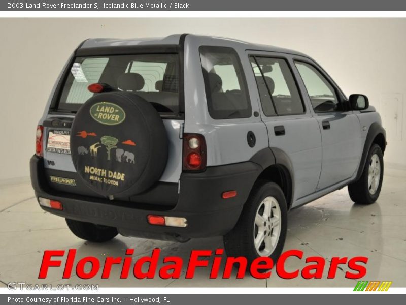 Icelandic Blue Metallic / Black 2003 Land Rover Freelander S